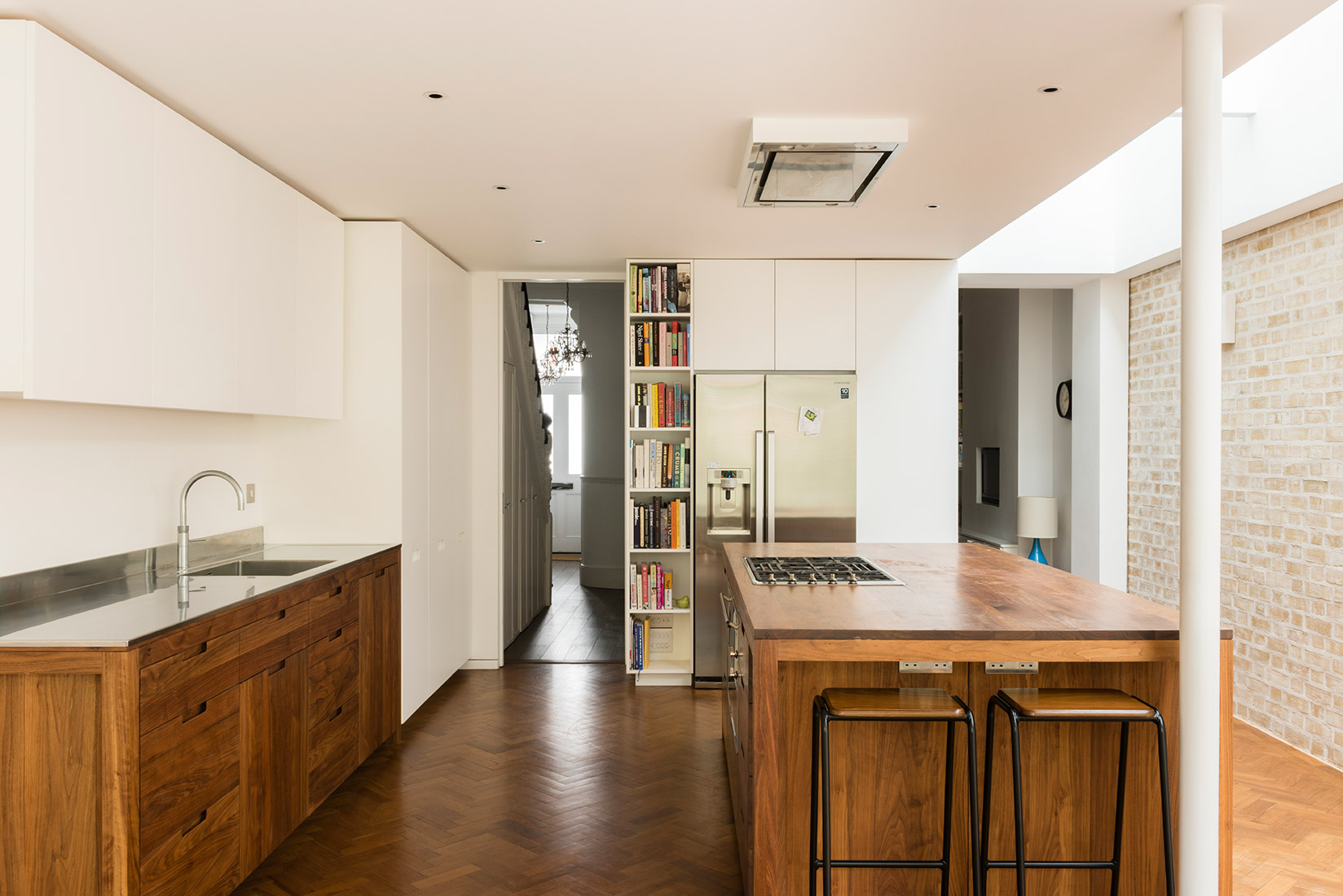 Kitchen with roof light to replace side return